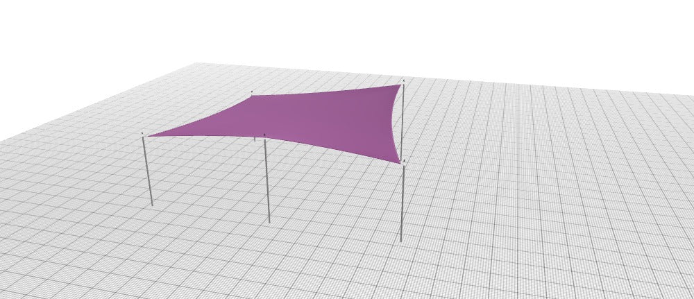Modular Custom Shade Sails Designer - Custom Design Ref: M_IN1J0Q