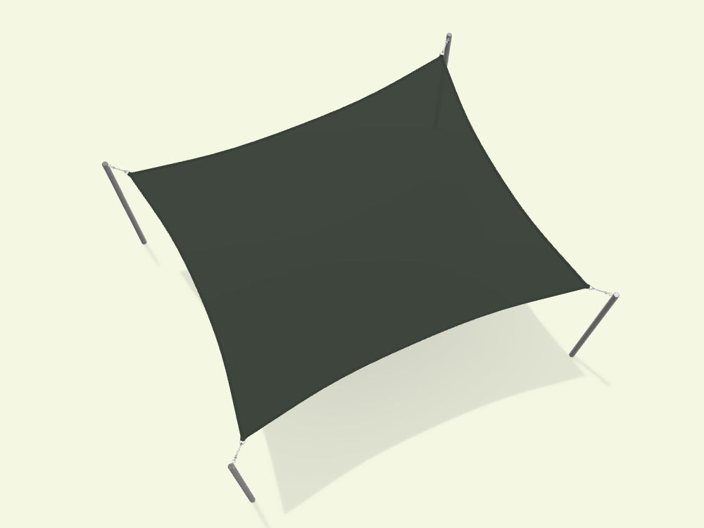 Rectangular Shade Sail - Custom Design Ref: TCCLZR