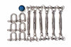 Hardware Pack of 6 SS Corner Sail in Australia