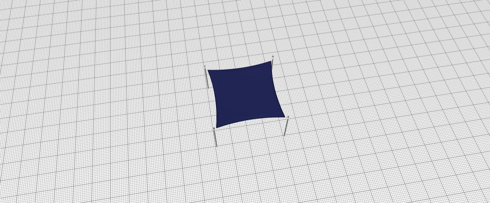 Modular Custom Shade Sails Designer - Custom Design Ref: M_058UGV