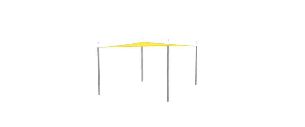 Modular Custom Shade Sails Designer - Custom Design Ref: M_0ISHRG