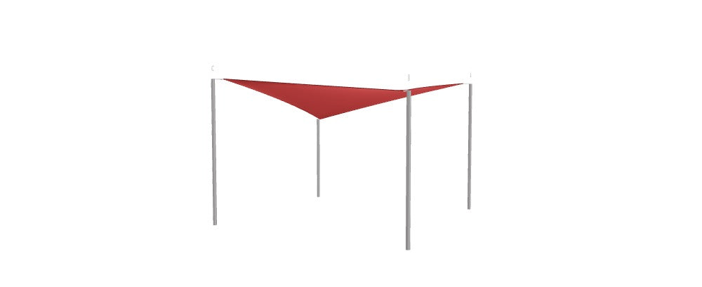 Modular Custom Shade Sails Designer - Custom Design Ref: M_1VI4K3