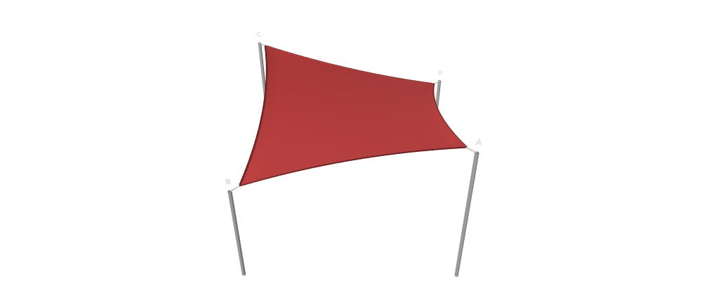 Modular Custom Shade Sails Designer - Custom Design Ref: M_2YEGMC