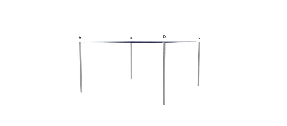 Modular Custom Shade Sails Designer - Custom Design Ref: M_3CVQZ0