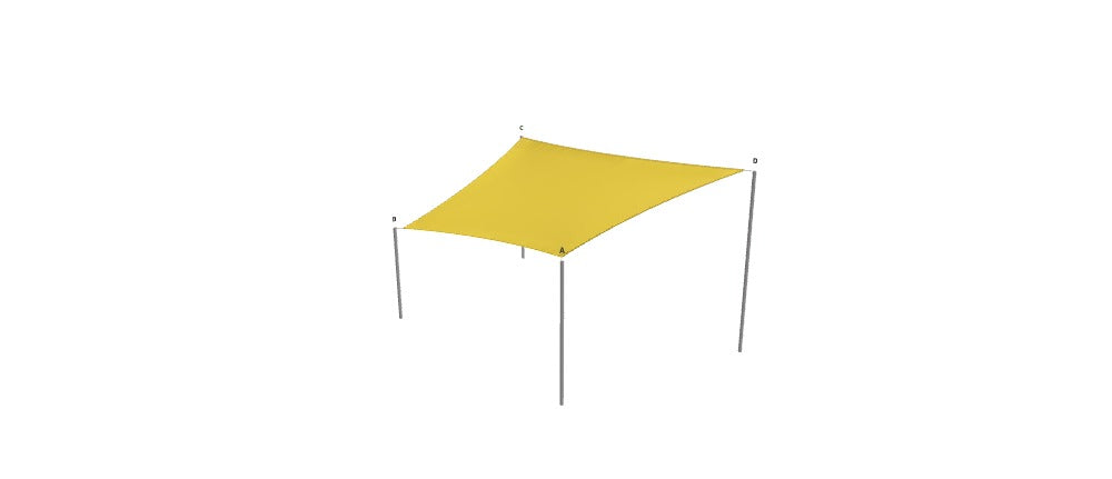 Modular Custom Shade Sails Designer - Custom Design Ref: M_9QBJBW