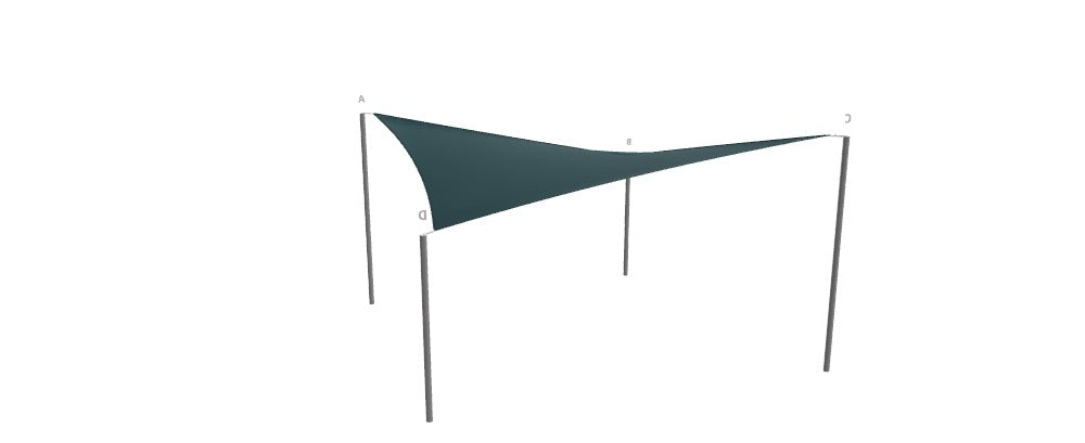 Modular Custom Shade Sails Designer - Custom Design Ref: M_9XF1R9