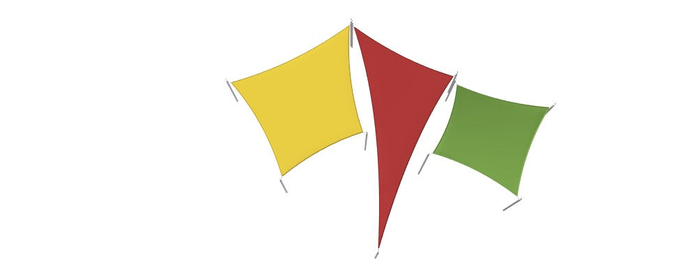 Modular Custom Shade Sails Designer - Custom Design Ref: M_9ZFL8A