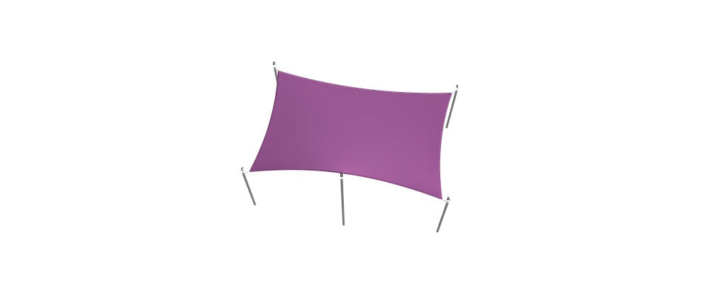 Modular Custom Shade Sails Designer - Custom Design Ref: M_CB2WCQ
