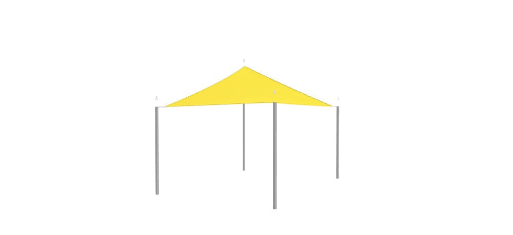 Modular Custom Shade Sails Designer - Custom Design Ref: M_CCZ1Y3