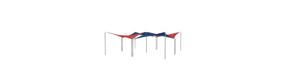 Modular Custom Shade Sails Designer - Custom Design Ref: M_CO5YBB