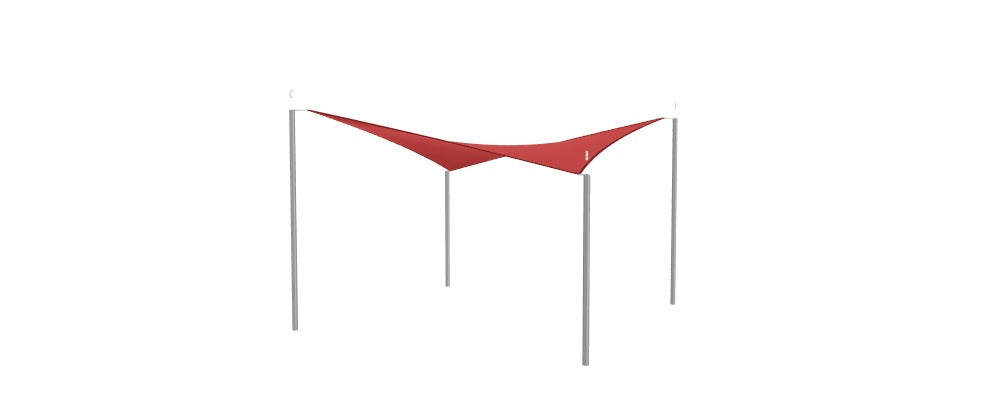 Modular Custom Shade Sails Designer - Custom Design Ref: M_EQLDW1
