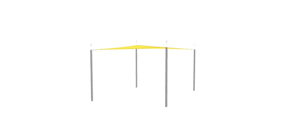 Modular Custom Shade Sails Designer - Custom Design Ref: M_FCEVXU