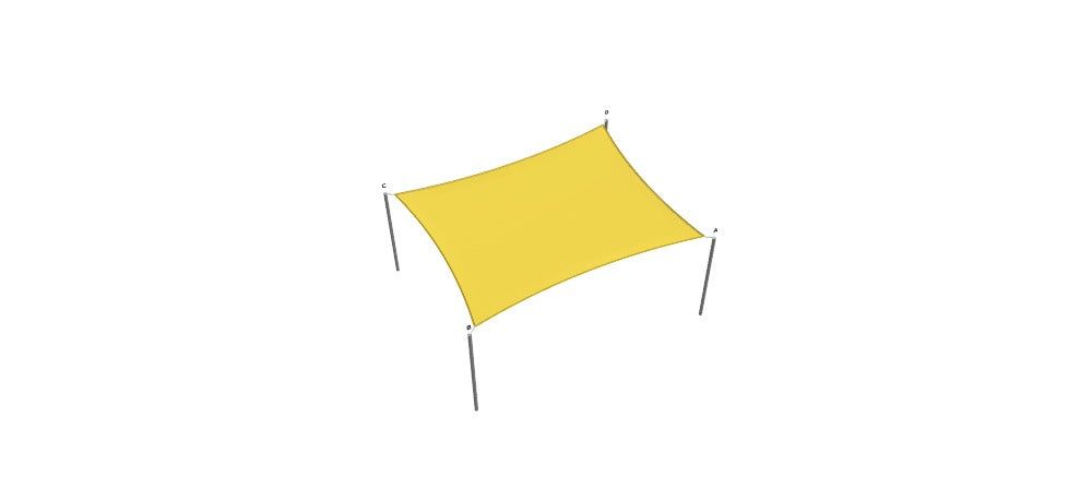 Modular Custom Shade Sails Designer - Custom Design Ref: M_FZLWHR