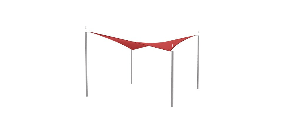 Modular Custom Shade Sails Designer - Custom Design Ref: M_HWJZPA