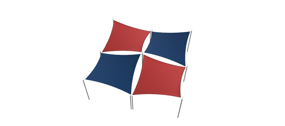 Modular Custom Shade Sails Designer - Custom Design Ref: M_JI0RHQ