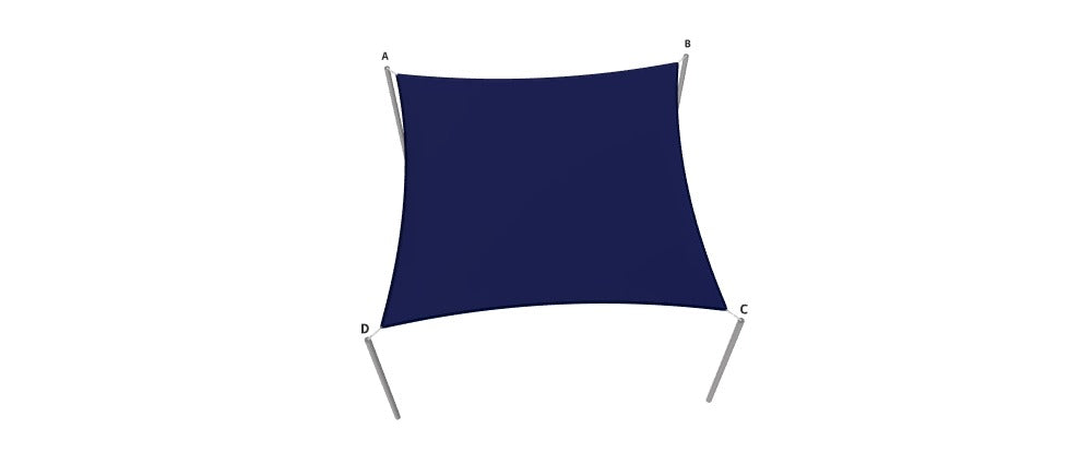 Modular Custom Shade Sails Designer - Custom Design Ref: M_KNLS7D