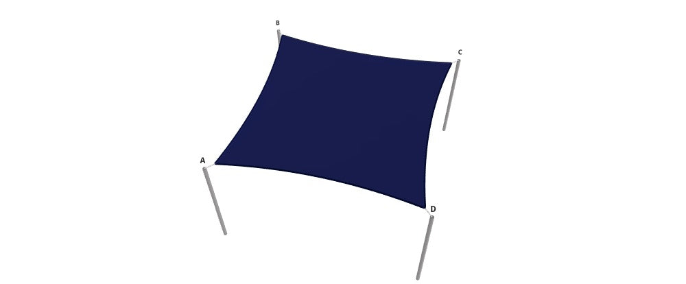 Modular Custom Shade Sails Designer - Custom Design Ref: M_LYVULT
