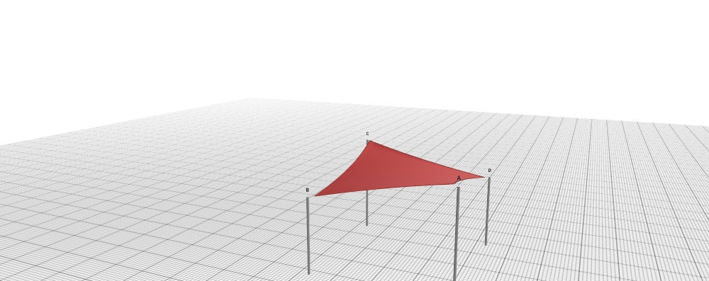Modular Custom Shade Sails Designer - Custom Design Ref: M_MUJEPW