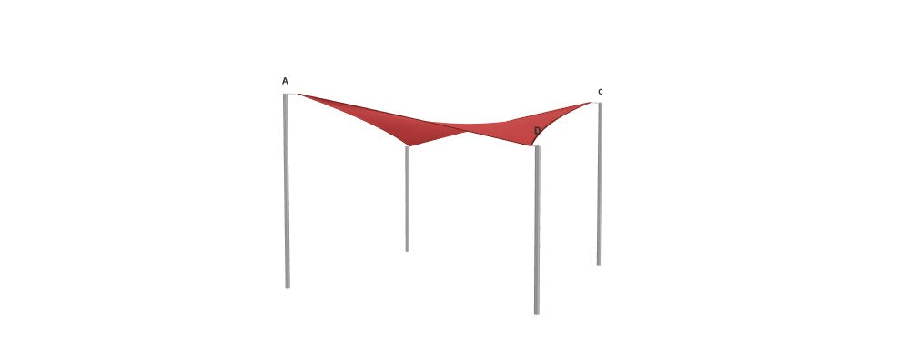 Modular Custom Shade Sails Designer - Custom Design Ref: M_NZWOLA