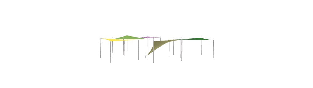 Modular Custom Shade Sails Designer - Custom Design Ref: M_O4975V