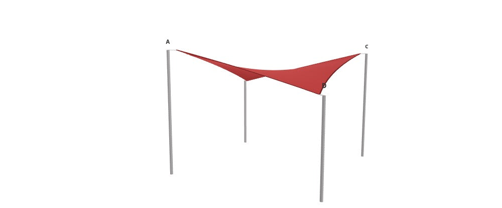 Modular Custom Shade Sails Designer - Custom Design Ref: M_ODRJX8