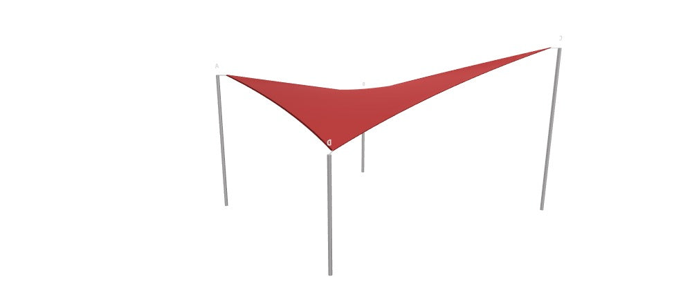 Modular Custom Shade Sails Designer - Custom Design Ref: M_OQDWX9