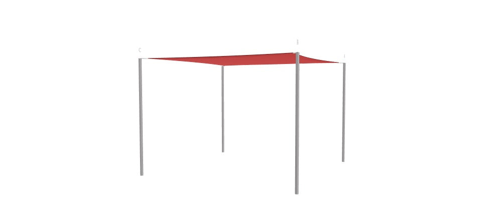 Modular Custom Shade Sails Designer - Custom Design Ref: M_QNP7RG