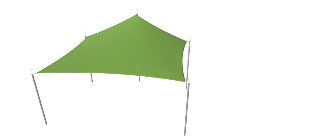 Modular Custom Shade Sails Designer - Custom Design Ref: M_RHBV9Q
