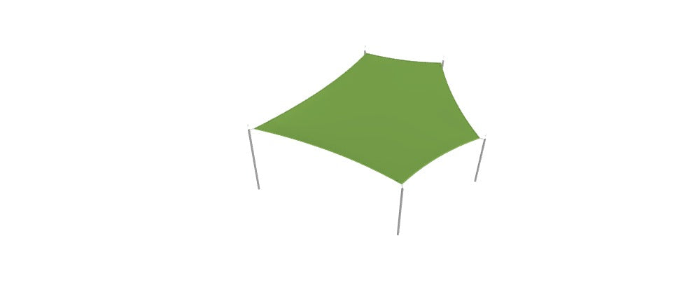 Modular Custom Shade Sails Designer - Custom Design Ref: M_SVXXW4