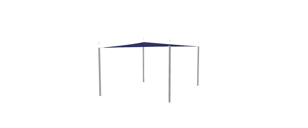 Modular Custom Shade Sails Designer - Custom Design Ref: M_U6JY3I