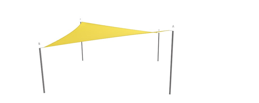 Modular Custom Shade Sails Designer - Custom Design Ref: M_WVHQNE