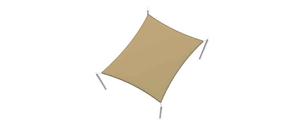 Modular Custom Shade Sails Designer - Custom Design Ref: M_XHGJLI