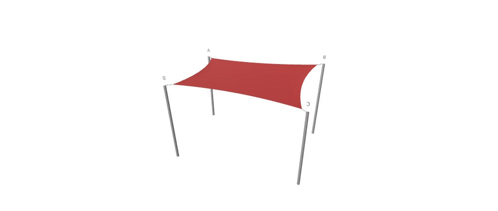 Modular Custom Shade Sails Designer - Custom Design Ref: M_XMKJIV