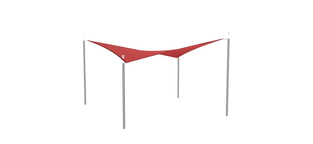 Modular Custom Shade Sails Designer - Custom Design Ref: M_XXDVF4