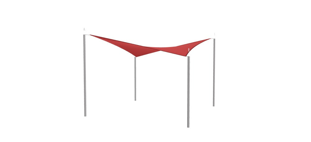 Modular Custom Shade Sails Designer - Custom Design Ref: M_Z39MCA