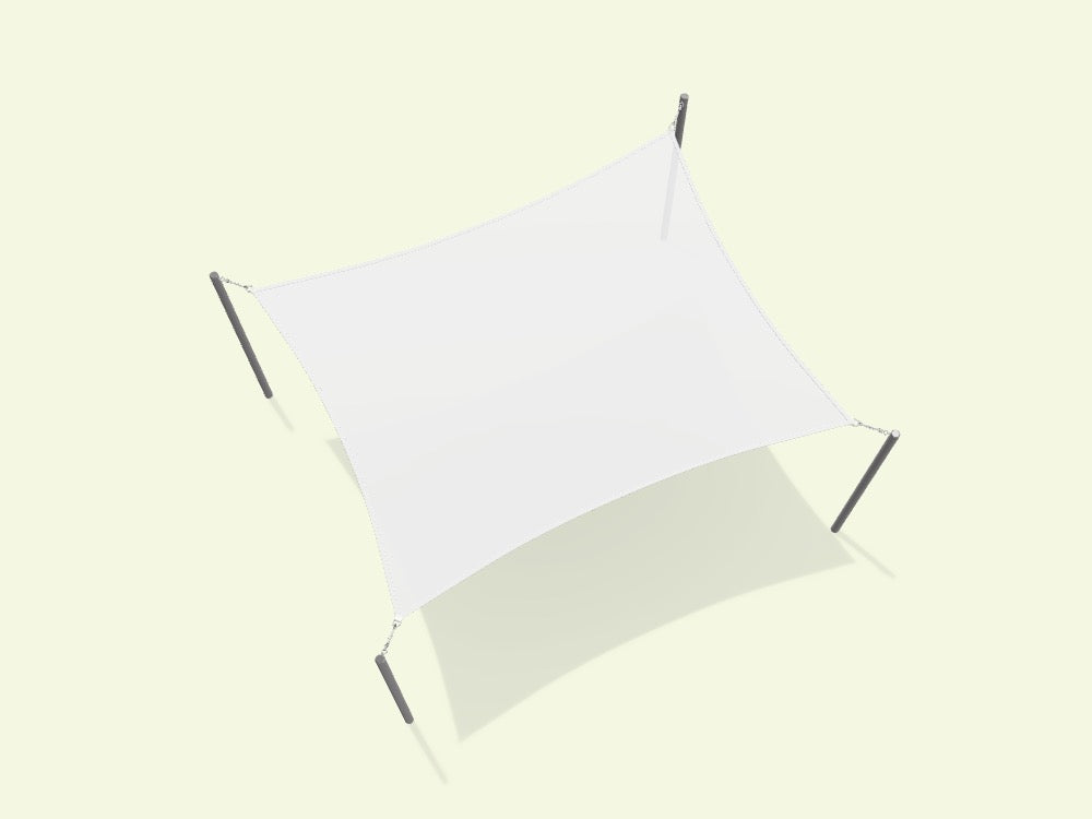 Rectangular Shade Sail - Custom Design Ref: 5UE5A0