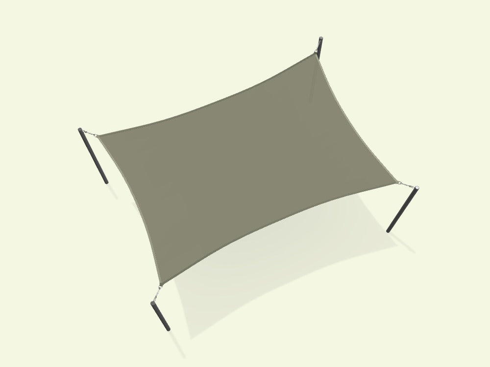 Rectangular Shade Sail - Custom Design Ref: 6W2SFY