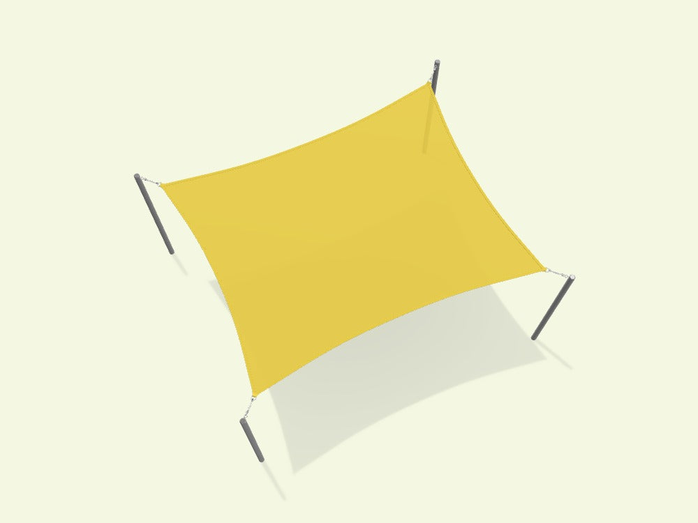 Rectangular Shade Sail - Custom Design Ref: 9HITJW