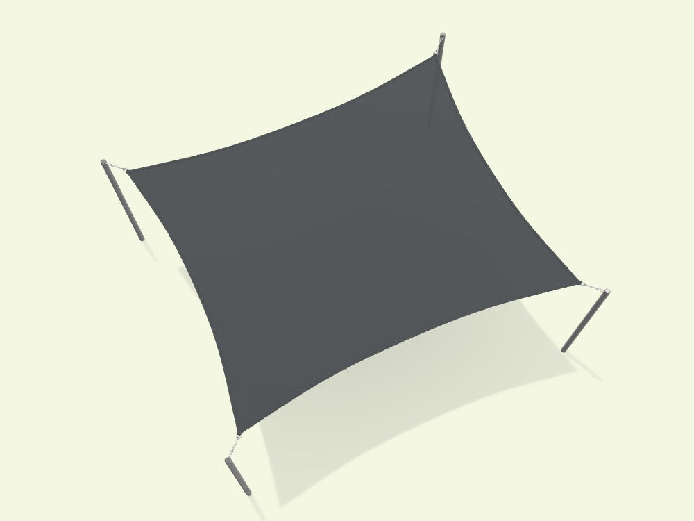 Rectangular Shade Sail - Custom Design Ref: A3TZA4