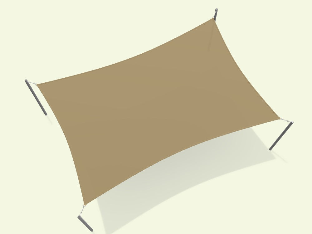 Rectangular Shade Sail - Custom Design Ref: FNZHZC