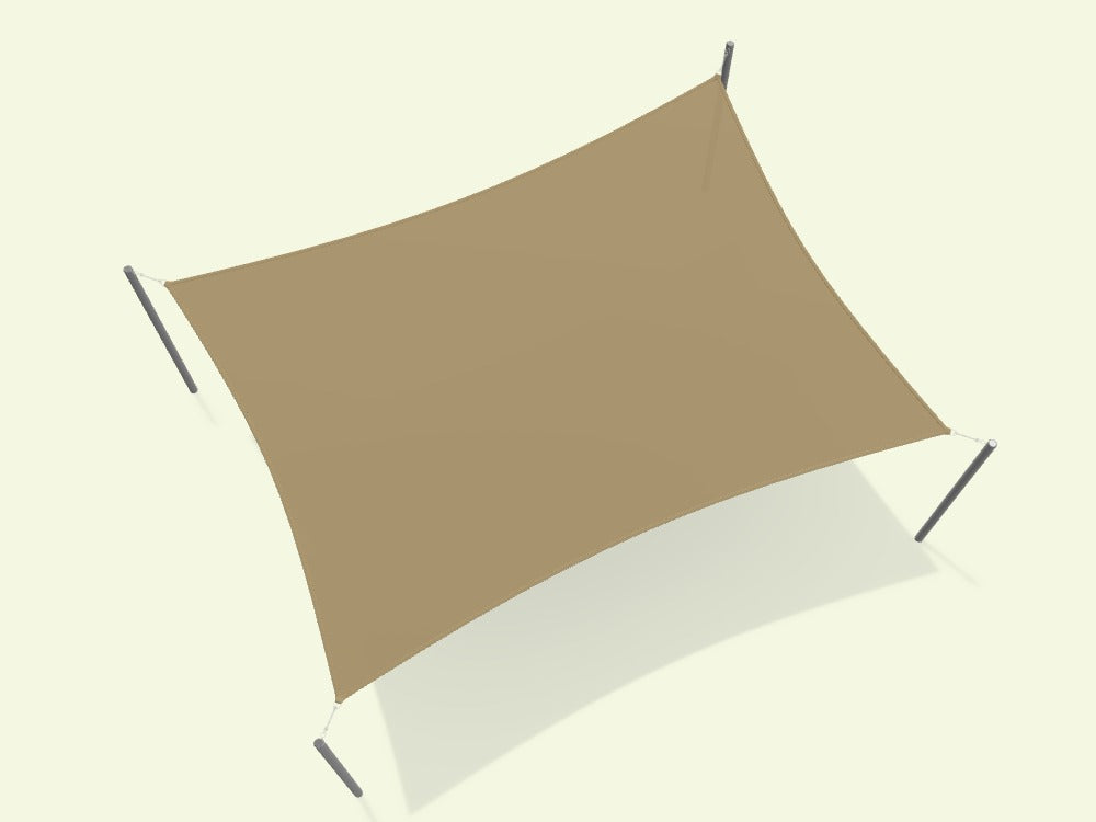 Rectangular Shade Sail - Custom Design Ref: KN64JR