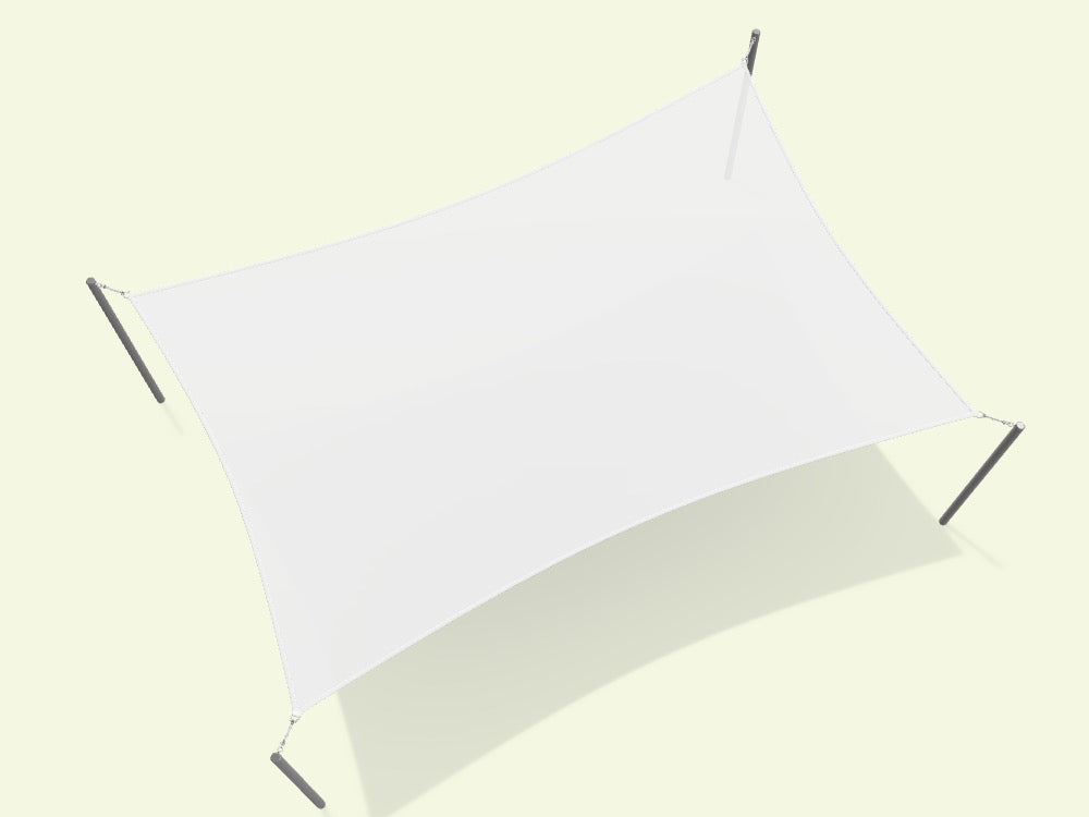 Rectangular Shade Sail - Custom Design Ref: ZGL4PK