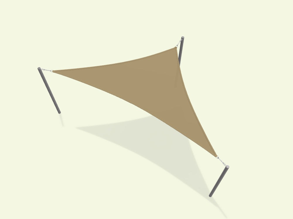 Right Angle Triangle Shade Sail - Custom Design Ref: LJFNS2