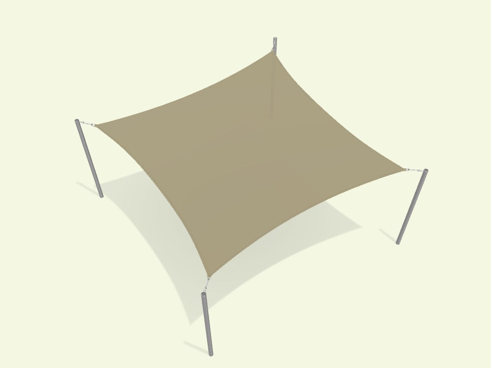 Square Shade Sail - Custom Design Ref: 5HZGAY