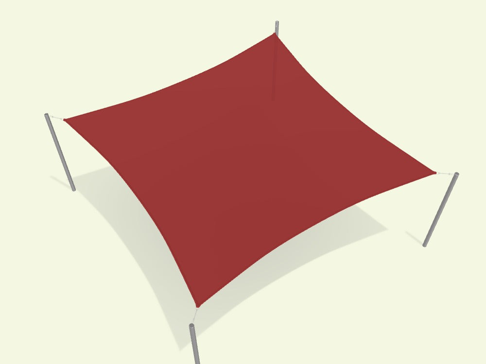 Square Shade Sail - Custom Design Ref: 61COUR