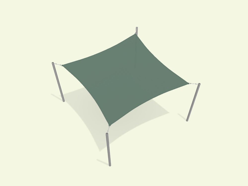 Square Shade Sail - Custom Design Ref: BOBBUE