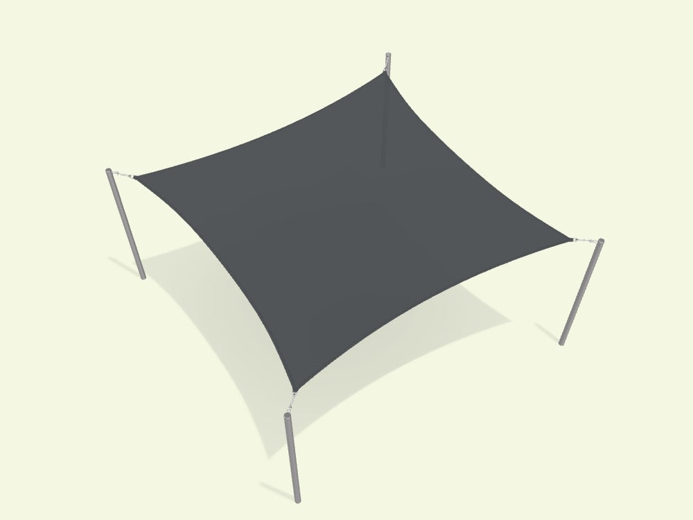 Square Shade Sail - Custom Design Ref: CS6QPN