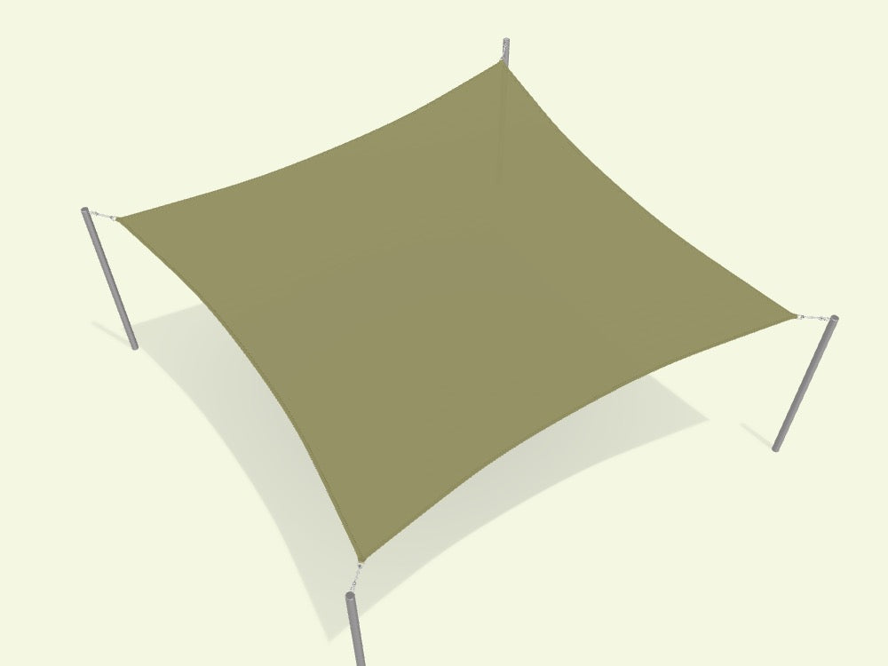 Square Shade Sail - Custom Design Ref: CW7BER