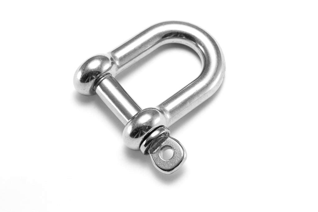 D - Shackle (Captive Pin) SS 316 - 08mm - Shade Space