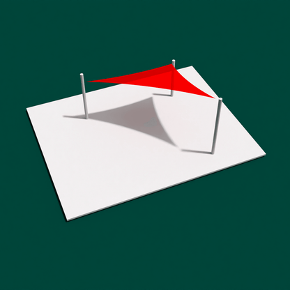 Right Angle Triangle Shade Sail - Shade Space